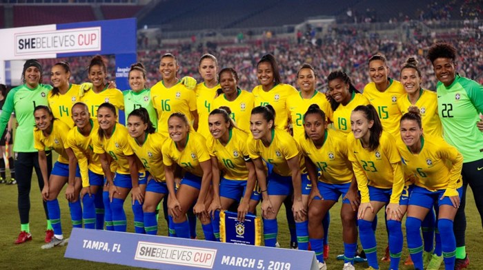 seleção Brasiliera Futebol-feminina