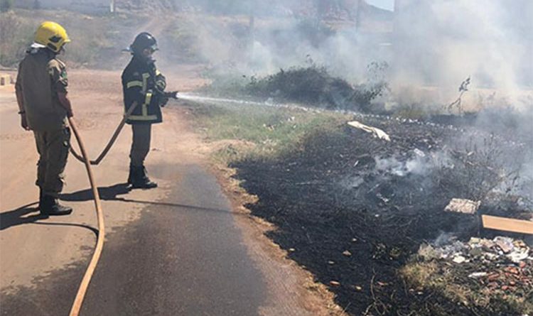 Queimadas - Bombeiros de Picos atendem média de 3 focos diários e faz alerta