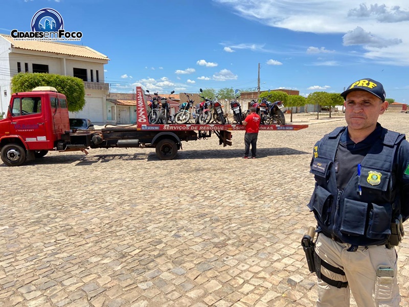 Em operação de fim de ano, PRF apreende mais de 10 motos na região de Paulistana