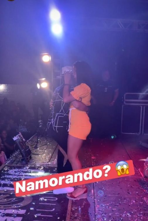 Thullio Milionário evita beijar mulher que disse ter namorado em show no Piauí