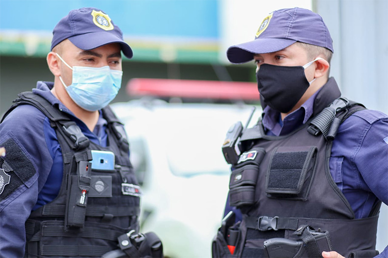 Guarda Municipal em combate ao Corona Virus em Teresina
