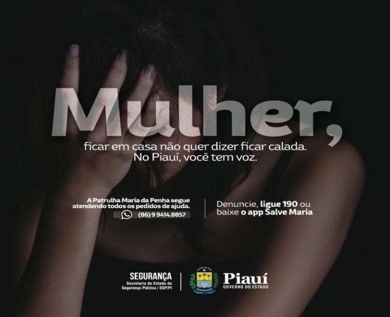 Piauí registra mais de 500 crimes contra a mulher no mês de março Piauí registra mais de 500 crimes contra a mulher no mês de março