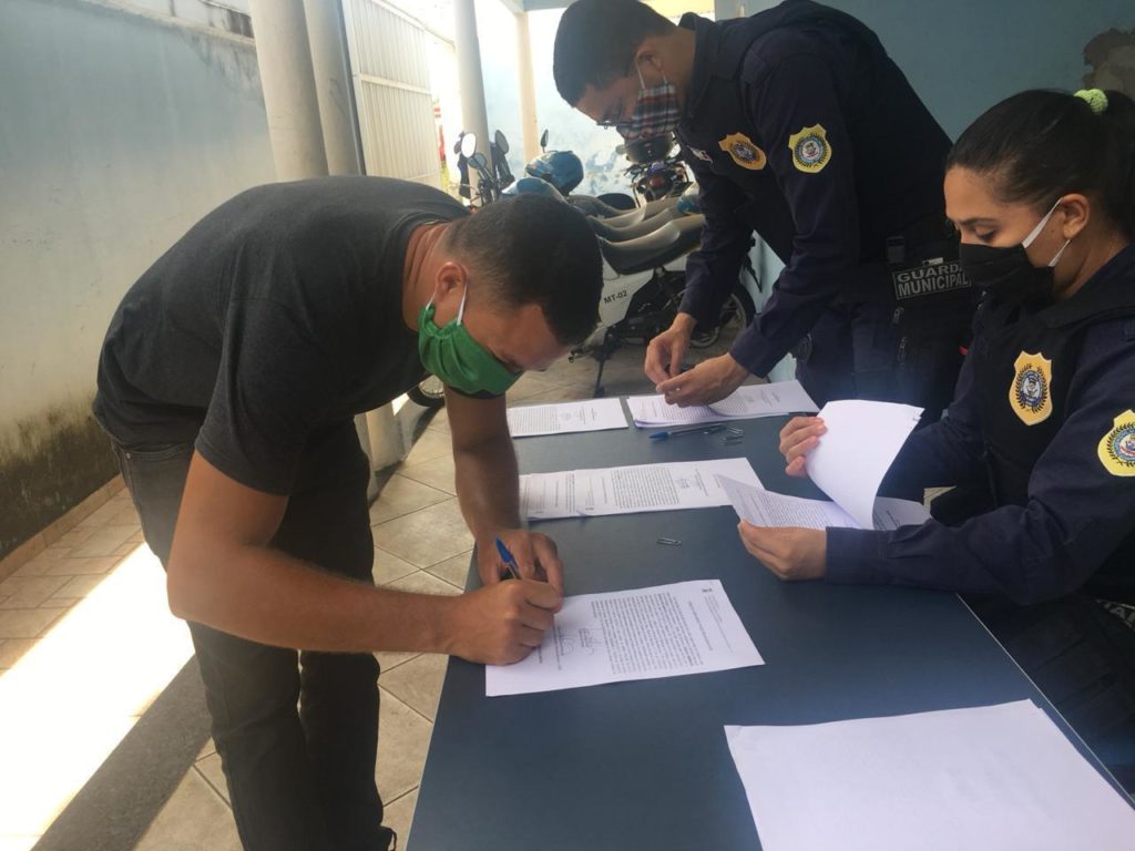 Novos guardas municipais tomam posse e reforçam fiscalização do isolamento social