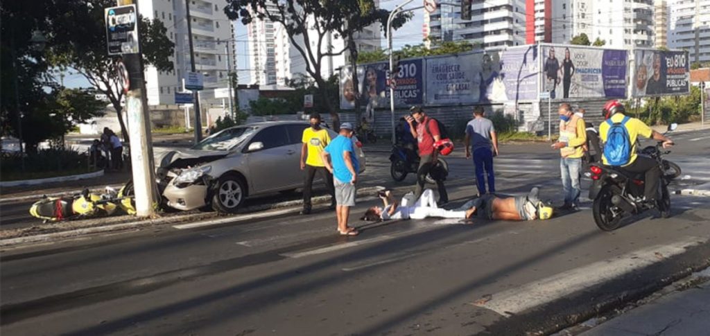 Acidente deixa três feridos em Teresina
