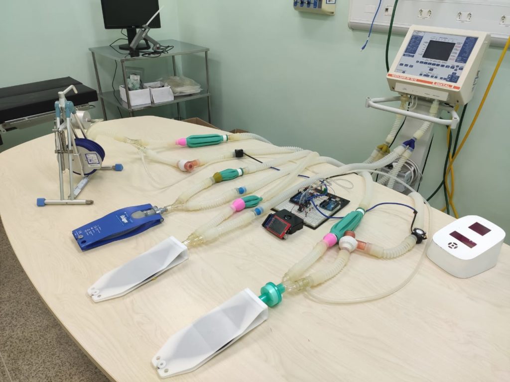 Pesquisadores criam sistema com respirador para até 4 pessoas no Piauí