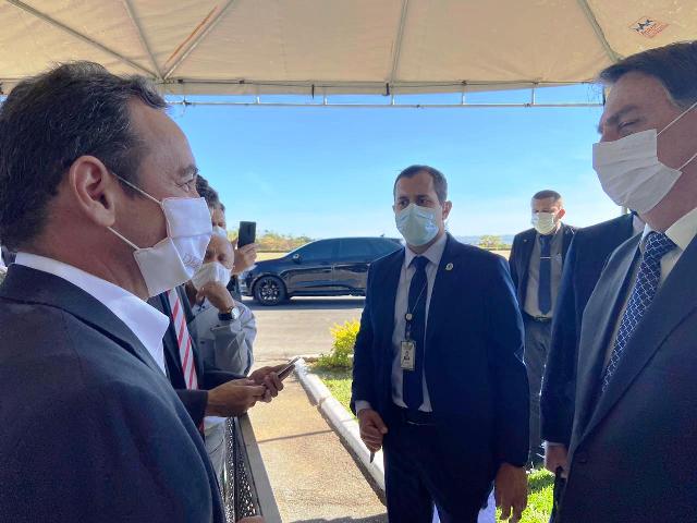 Júnior Nobre se encontra com o presidente Jair Bolsonaro em Brasília