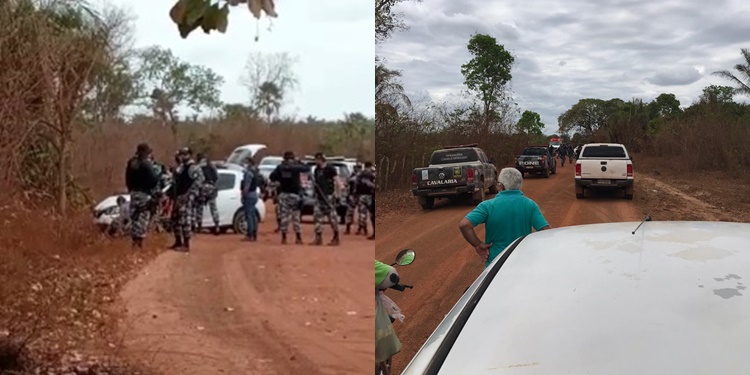Suspeitos de assalto a banco fogem com refém e são perseguidos pela PM no Norte do Piauí