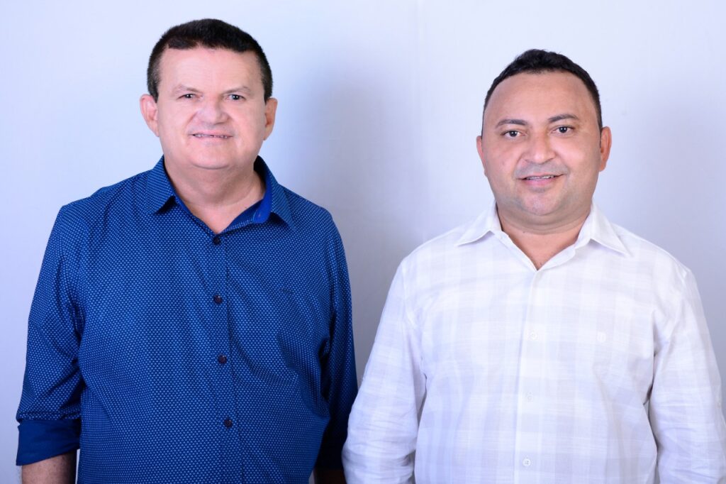 Prefeito de Patos do Piauí, Joaquim Neto (PSD) e o vice-prefeito Luiz Evaristo