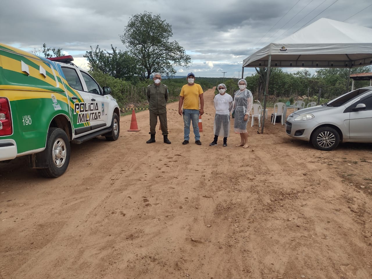 Em Francisco Macedo, Saúde intensifica ações de combate a Covid-19 no carnaval e instala barreira sanitária na entrada da barragem do Estreito