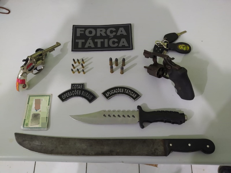 Três homens de Pio IX são presos em Fronteiras por porte ilegal de armas e furtos de ovelhas