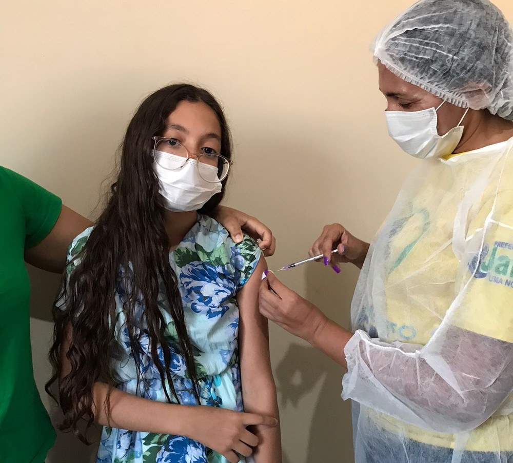 Jaicós, no Piauí, está em primeiro no 'ranking' de vacinação de adolescentes contra Covid no estado