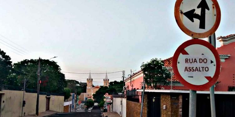 Rua do assalto