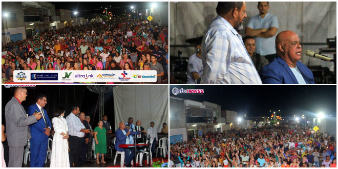 Show com Mattos nascimento reúne multidão no Dia do Evangélico