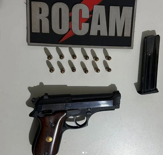 Rocam prende homem com arma de fogo em Picos