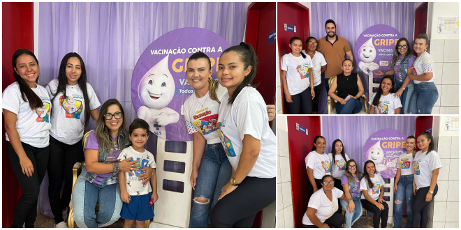 Secretaria Municipal de Saúde de Alegrete do Piauí realiza Dia 'D' de vacinação contra gripe