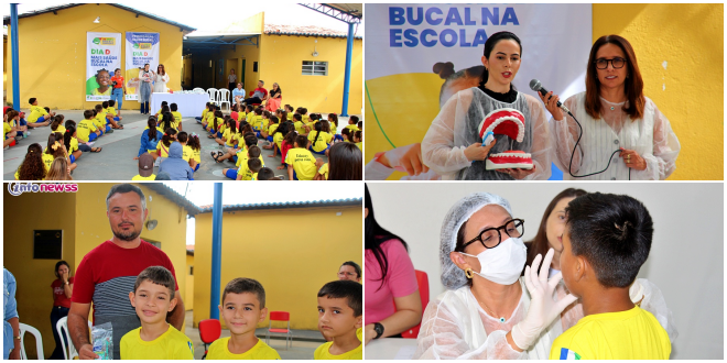 Belém do Piauí realiza Dia D de Saúde Bucal na Escola