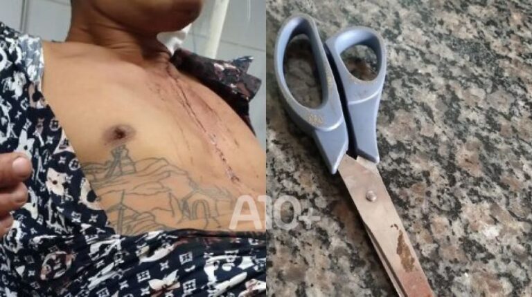 Mulher golpeia marido com tesoura para se defender de tentativa de estupro no Piauí Mulher golpeia marido com tesoura para se defender de tentativa de estupro no Piauí