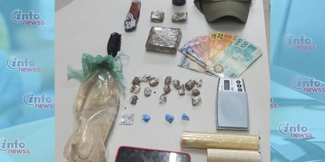 Casal é preso em Ipiranga do Piauí por suspeita de tráfico de drogas