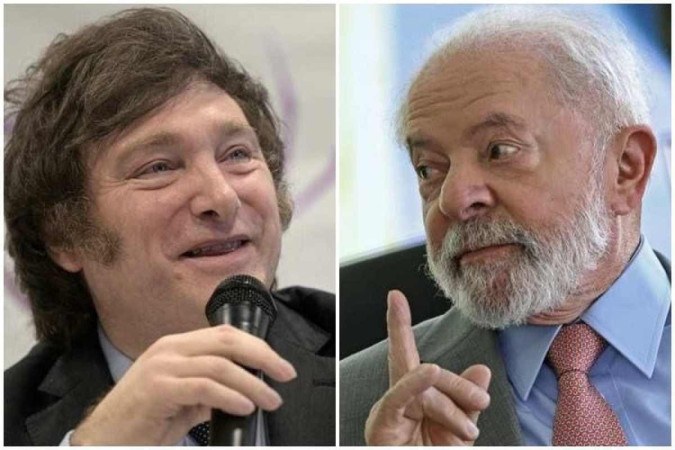 Milei x Lula Milei e Lula (crédito: Evaristo Sa / AFP )