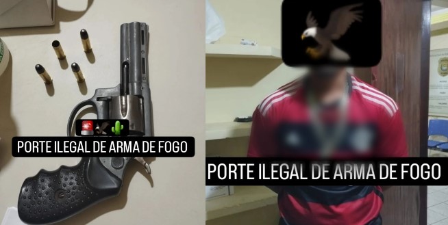 Homem é detido por porte ilegal de arma de fogo no povoado Ingazeira em Caridade do Piauí Homem é detido por porte ilegal de arma de fogo no povoado Ingazeira em Caridade do Piauí