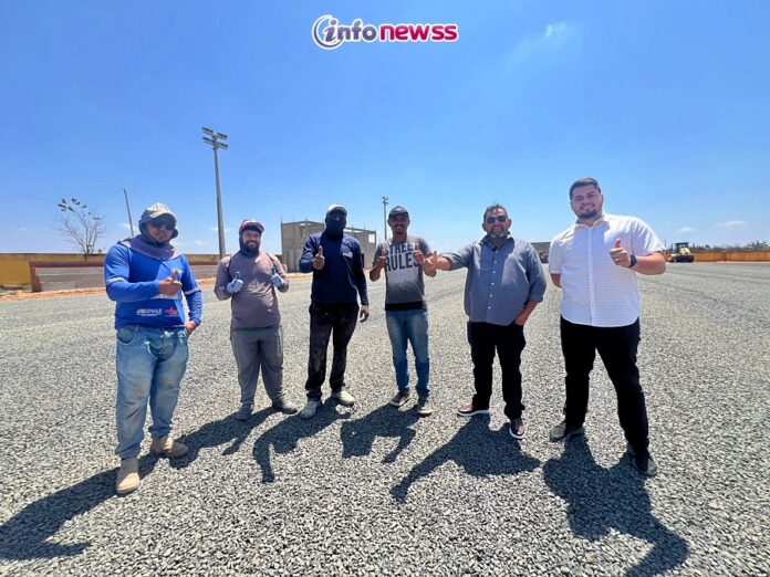 Obras de reforma, ampliação e implantação de grama sintética do Estádio de Belém do Piauí estão em fase final -4c7ac62f-0f27-44e7-a237-51789f8c62c4