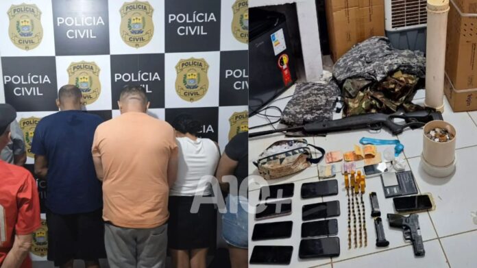 Operação prende seis por tráfico de drogas no Piauí e apreende R$ 90 mil