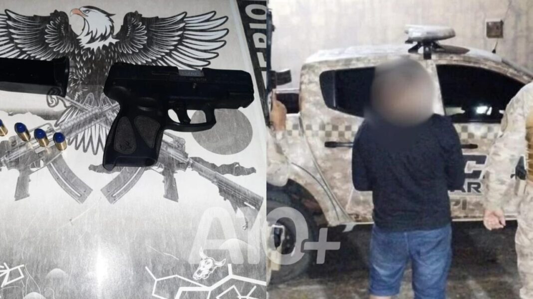 BEPI prende homem tentando esconder arma em Vila Nova do Piauí