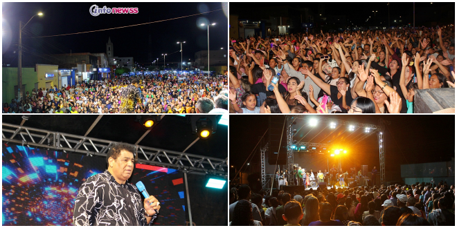 Show com Marcos Antônio reúne milhares de pessoas no Dia do Evangélico em Marcolândia - PI