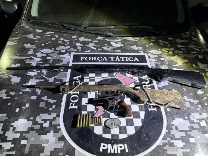 PM realiza apreensão de armas de fogo durante operação na zona rural de Betânia do Piauí 2