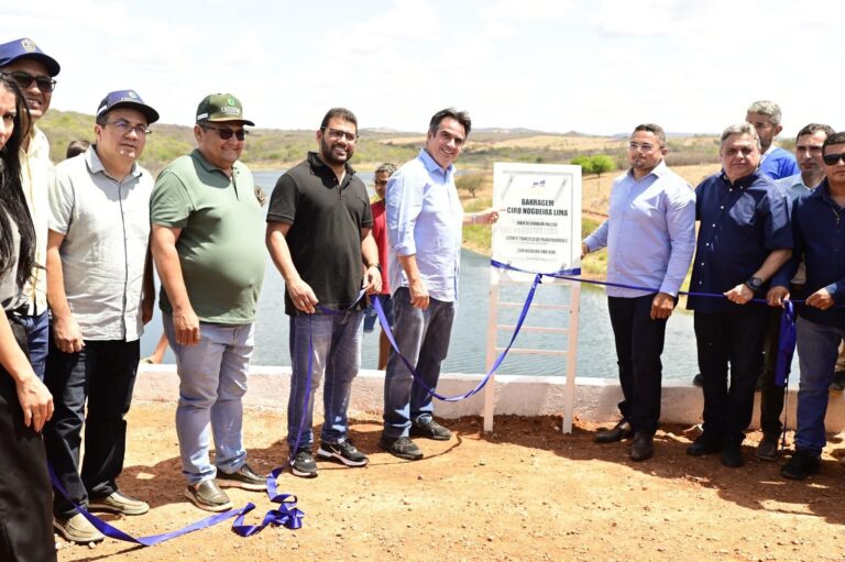 Ciro Nogueira inaugura barragem que homenageia seu pai em Betânia do Piaui Ciro Nogueira inaugura barragem que homenageia seu pai em Betânia do Piaui
