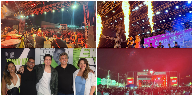 Shows de Erik Land, Natanzinho Lima e Mari & Rayane reúne multidão e marcam os 134 anos de Picos