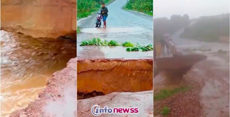 Cabeceira de ponte cede na PI-238 e compromete trânsito entre São Luís do Piauí e São João da Canabrava Cabeceira de ponte cede na PI-238 e compromete trânsito entre São Luís do Piauí e São João da Canabrava