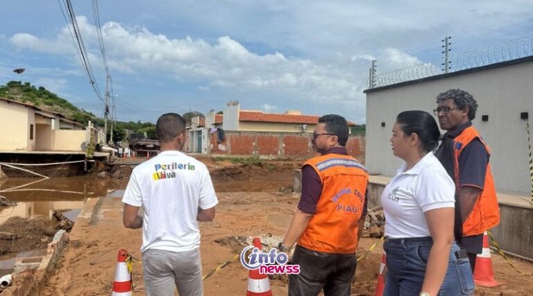 Defesa Civil Nacional realiza visita técnica em Picos para levantamento de danos Defesa Civil Nacional realiza visita técnica em Picos para levantamento de danos