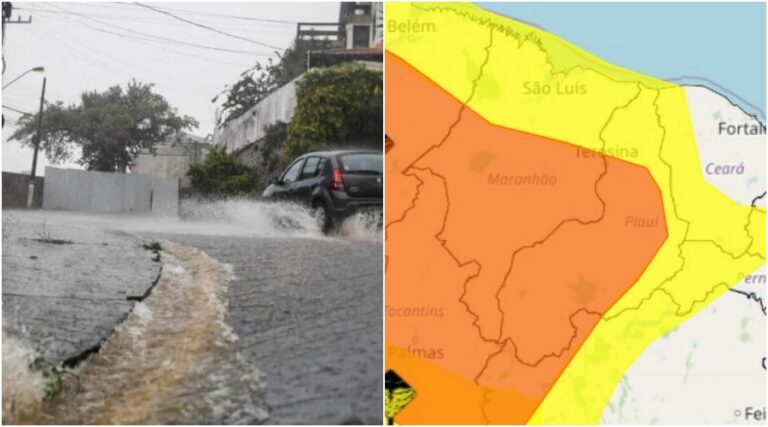 Piauí tem novos alertas de chuvas fortes