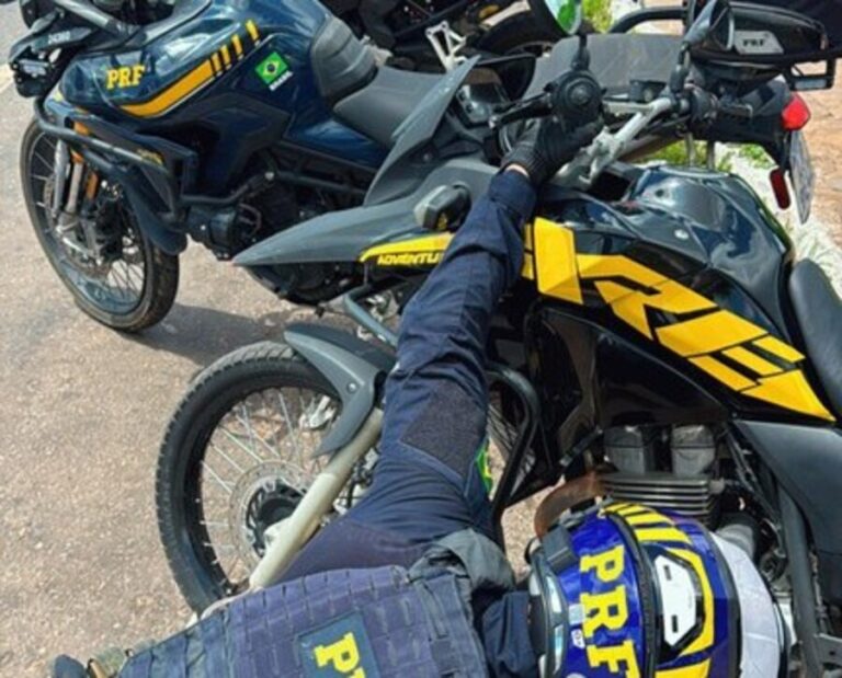 PRF recupera em Picos–PI moto clonada com restrição por roubo há quase 3 anos em Jaboatão dos Guararapes–PE