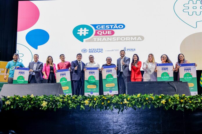 Governo do Piauí premia 50 escolas com os melhores resultados no Idepi