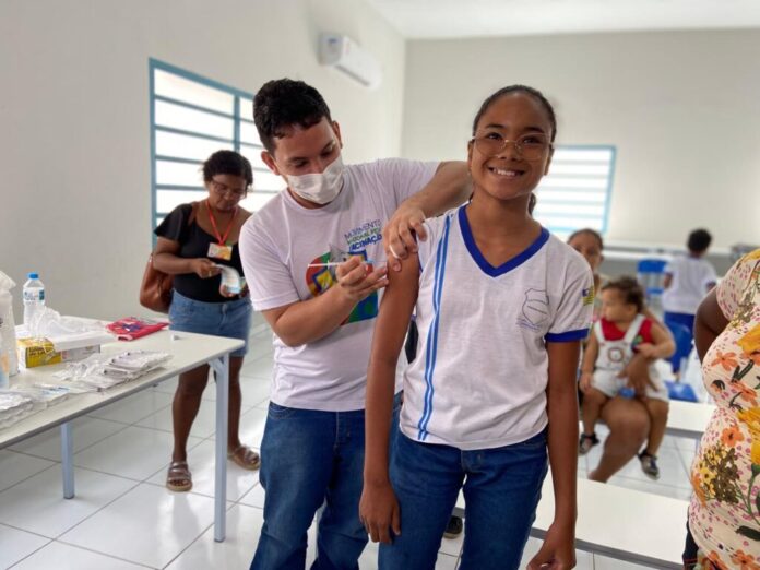 Piauí se destaca em vacinação escolar com mais de 30 mil doses aplicadas no primeiro semestre de 2025
