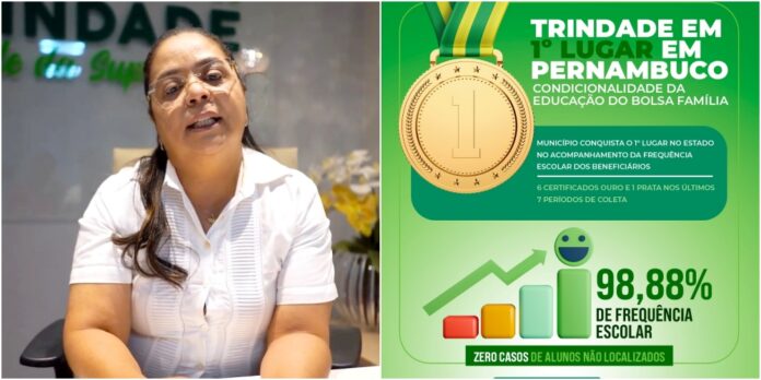 Trindade conquista 1º lugar em Pernambuco na frequência escolar do Bolsa Família