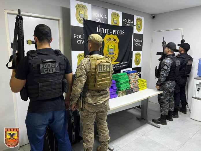 Ação integrada apreende 100 tabletes de maconha e prende suspeito em Picos 2