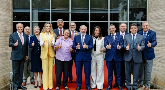 Governadora Raquel Lyra debate impacto do tarifaço dos EUA com Lula em Brasília