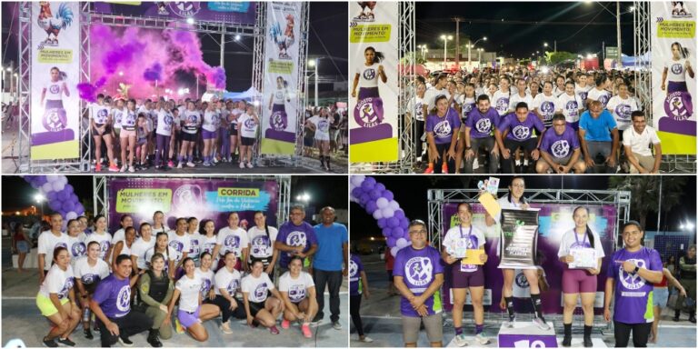 Jaicós realiza corrida “Mulheres em Movimento” em alusão ao Agosto Lilás e mobiliza comunidade na luta contra a violência Jaicós realiza corrida “Mulheres em Movimento” em alusão ao Agosto Lilás e mobiliza comunidade na luta contra a violência