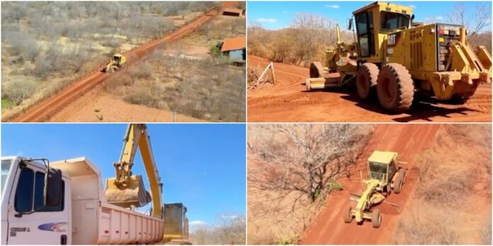 Recuperação de 28 km de estradas vicinais começa em Picos e vai beneficiar várias comunidades