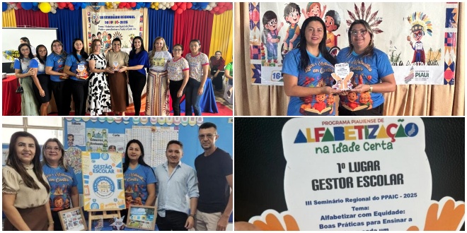 Escola de Padre Marcos conquista 1º lugar em Gestão Escolar no III Seminário Regional do PPAIC