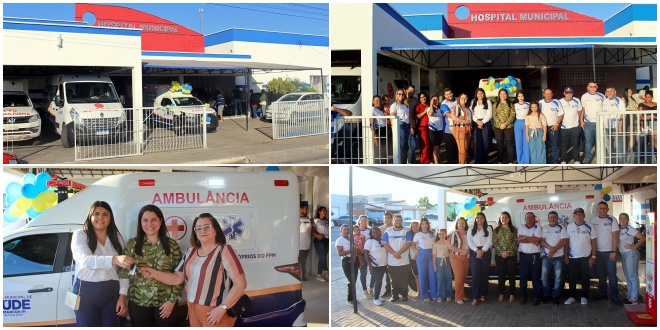Prefeita Wiliane Kelly entrega ambulância zero km e equipamentos eletrônicos, fortalecendo a saúde de Padre Marcos