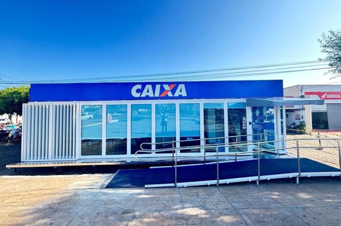 Agência Contêiner Simplício Mendes 122092025 Espaço funciona de segunda a sexta-feira, das 10h às 15h (Foto: Divulgação/CAIXA)