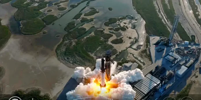 4Spacex realiza marco na históri da exploração espacial com o lançamento do starship 11