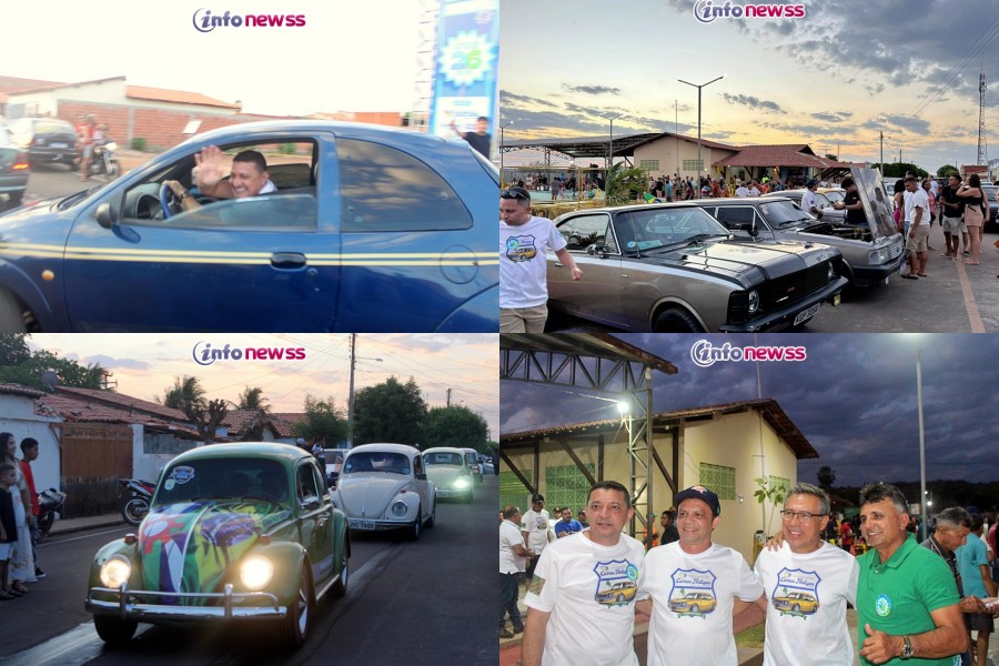 Primeiro encontro de carros antigos em aroeiras do itaim