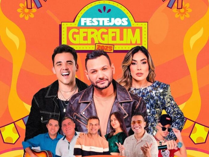 Festejos de Gergelim 2025 em Araripina terão shows musicais com Desejo de Menina, Edinho do Piseiro, Wawa e mais três atrações em dois dias de festa