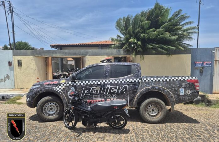 Força Tática recupera em Paulistana motocicleta roubada há oito anos no Maranhão