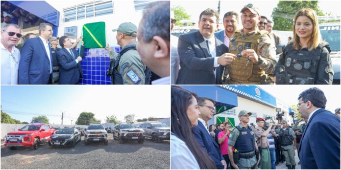 Governo do Piauí inaugura novo batalhão na zona Leste de Teresina e entrega viaturas para reforçar segurança